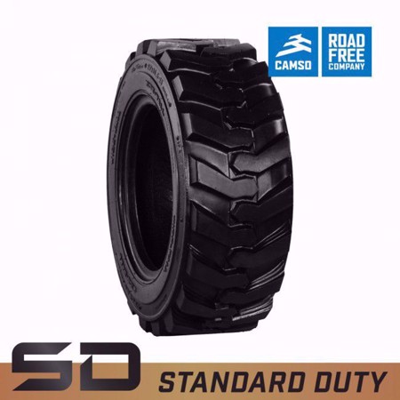 Set of 4, 27X10.50x15 Camso/Solideal Hauler SKS Skid Steer Tire