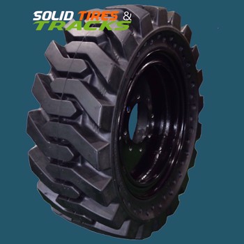 Solid Skid Steer Tires 12-16.5- Heavy Duty Non-Directional
