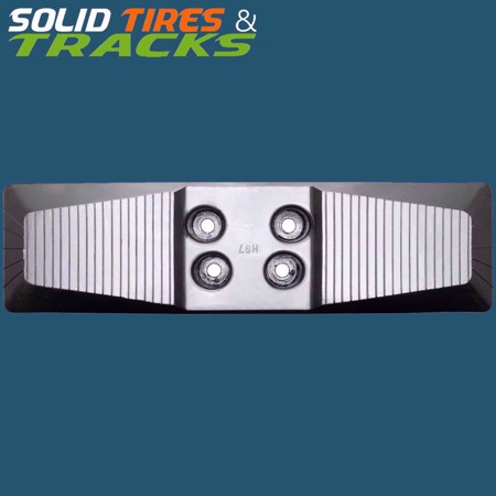 300mm Chain-On Rubber Pad - Heavy Duty