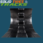 9.5" 240x87.63x37 Excavator Rubber Track- Non-Making