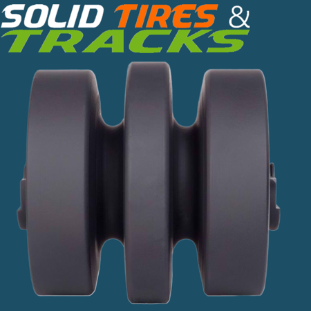 87480419 Case Triple Flange Bottom Roller